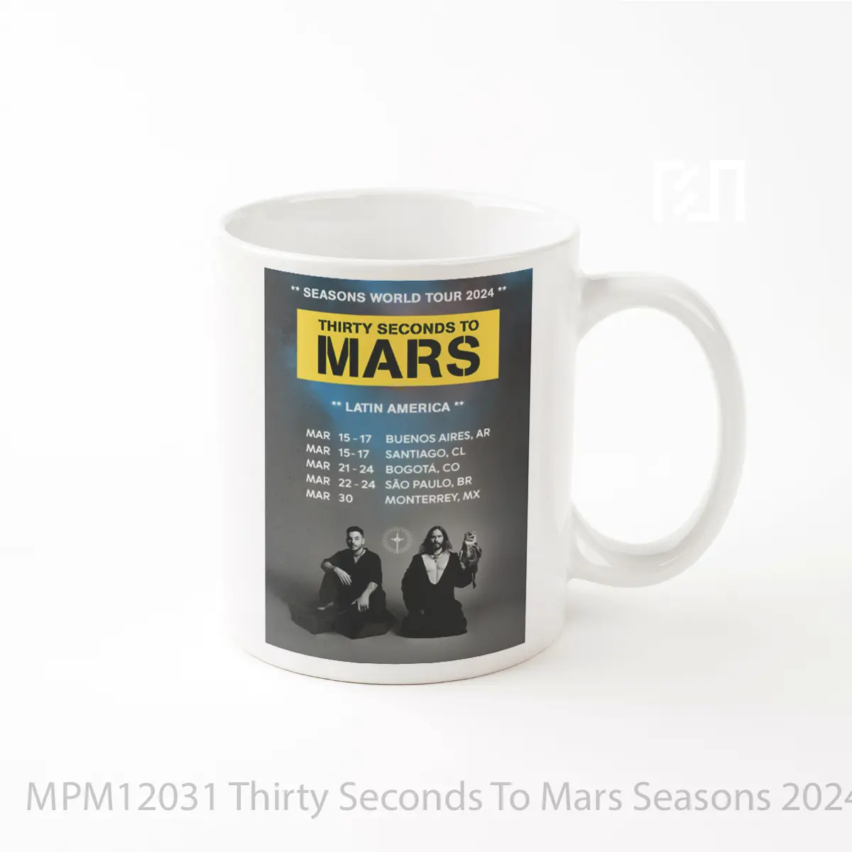 Mug Thirty Seconds To Mars Seasons 2024 World Tour MPM12031