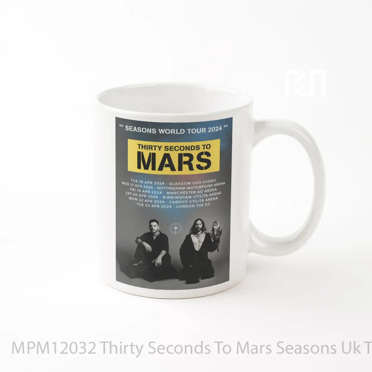 Mug Thirty Seconds To Mars Seasons Uk Tour 2024 B MPM12032