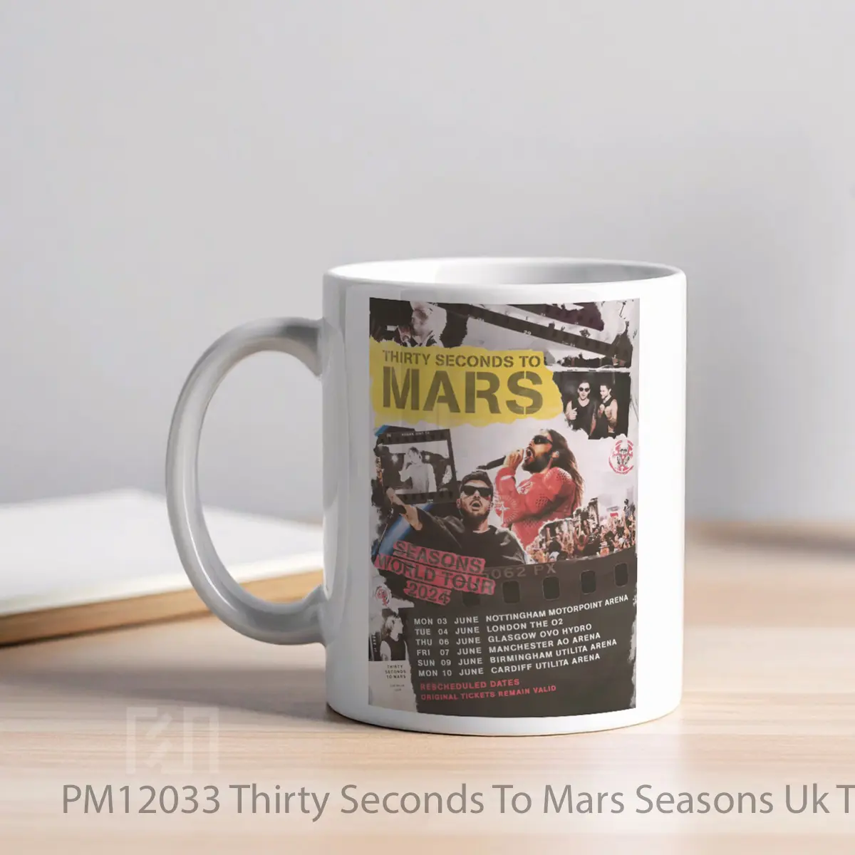 Mug Thirty Seconds To Mars Seasons Uk Tour 2024 MPM12033 - All-side / Desain