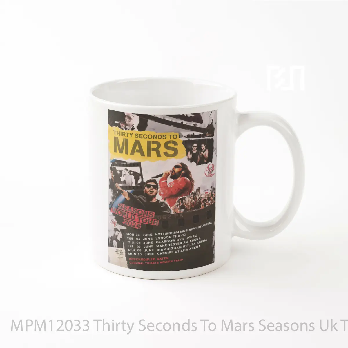 Mug Thirty Seconds To Mars Seasons Uk Tour 2024 MPM12033