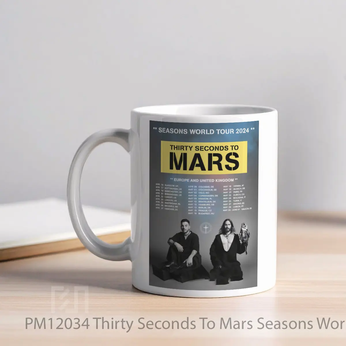 Mug Thirty Seconds To Mars Seasons World Tour 2024 Europe MPM12034 - All-side / Desain