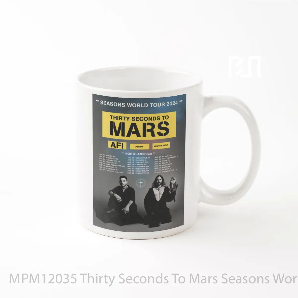 Mug Thirty Seconds To Mars Seasons World Tour 2024 North America MPM12035