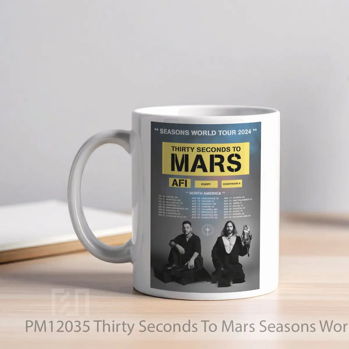 Mug Thirty Seconds To Mars Seasons World Tour 2024 North America MPM12035 - All-side / Desain