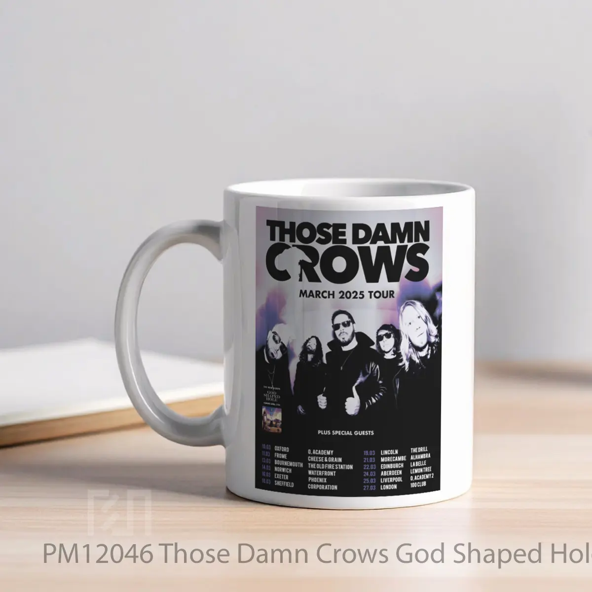 Mug Those Damn Crows God Shaped Hole Uk Tour 2025 3 MPM12046 - All-side / Desain