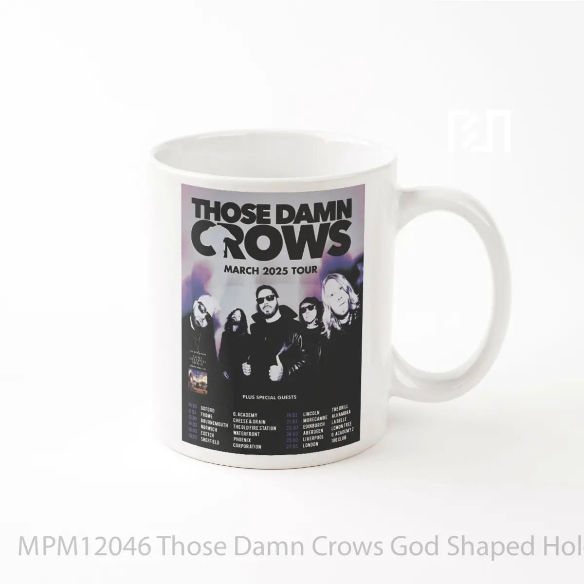 Mug Those Damn Crows God Shaped Hole Uk Tour 2025 3 MPM12046