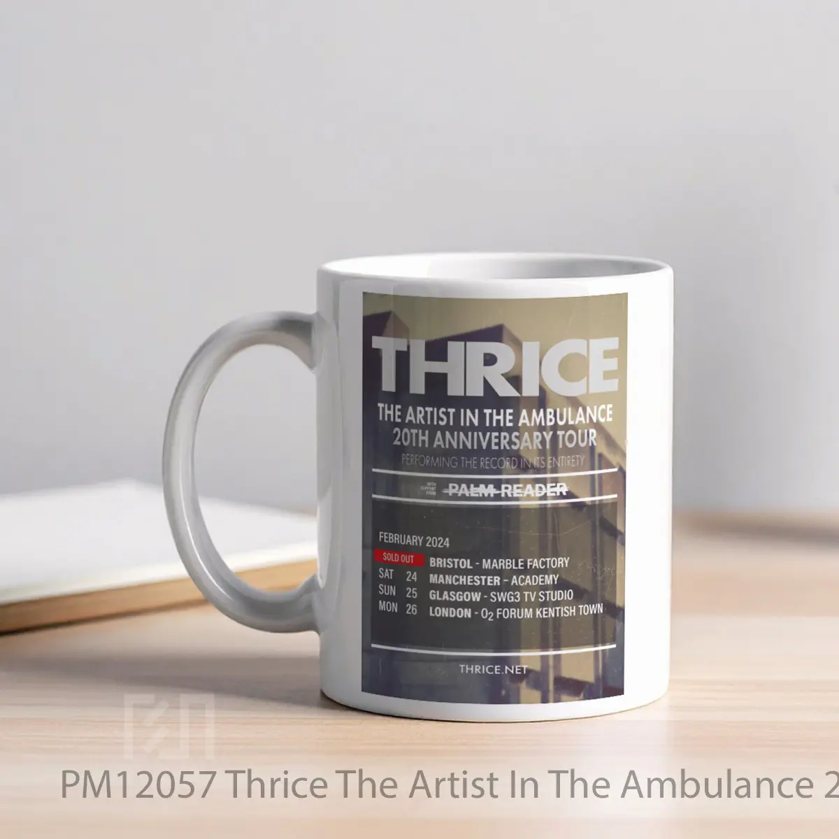 Mug Thrice The Artist In The Ambulance 20th Anniversary Tour 2024 MPM12057 - All-side / Desain