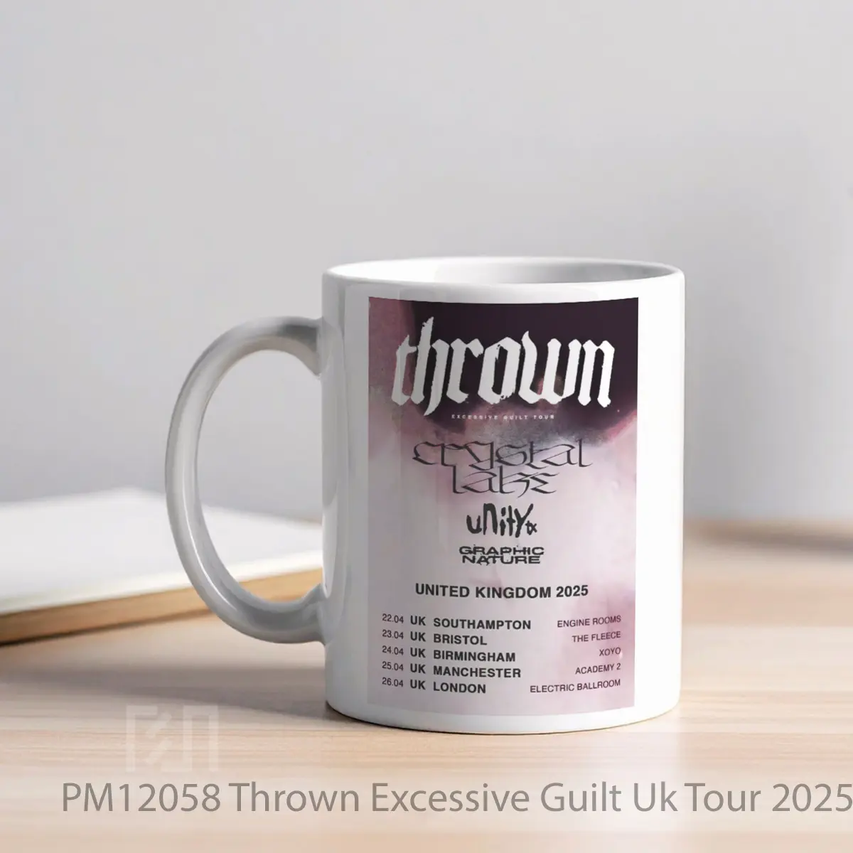 Mug Thrown Excessive Guilt Uk Tour 2025 MPM12058 - All-side / Desain