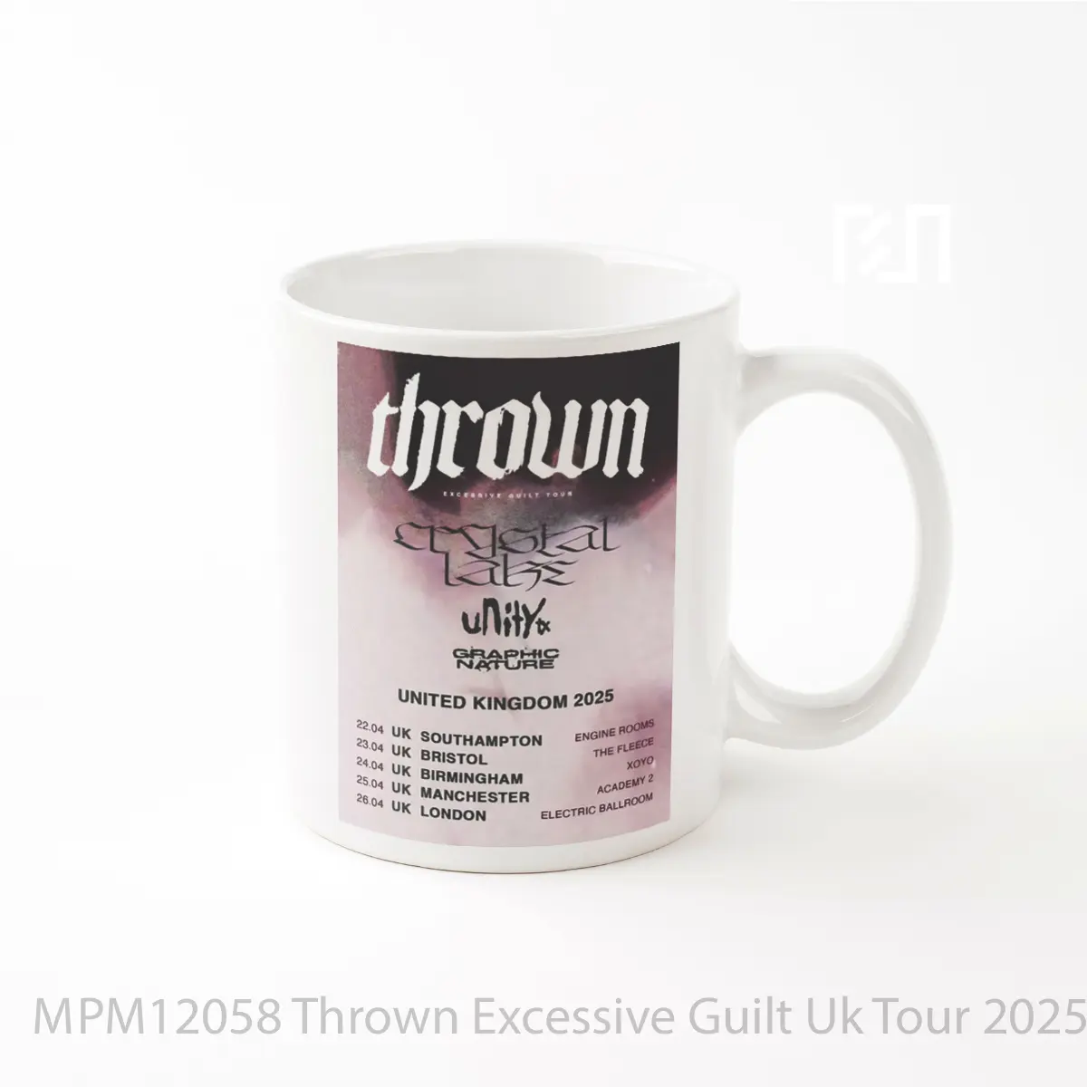 Mug Thrown Excessive Guilt Uk Tour 2025 MPM12058