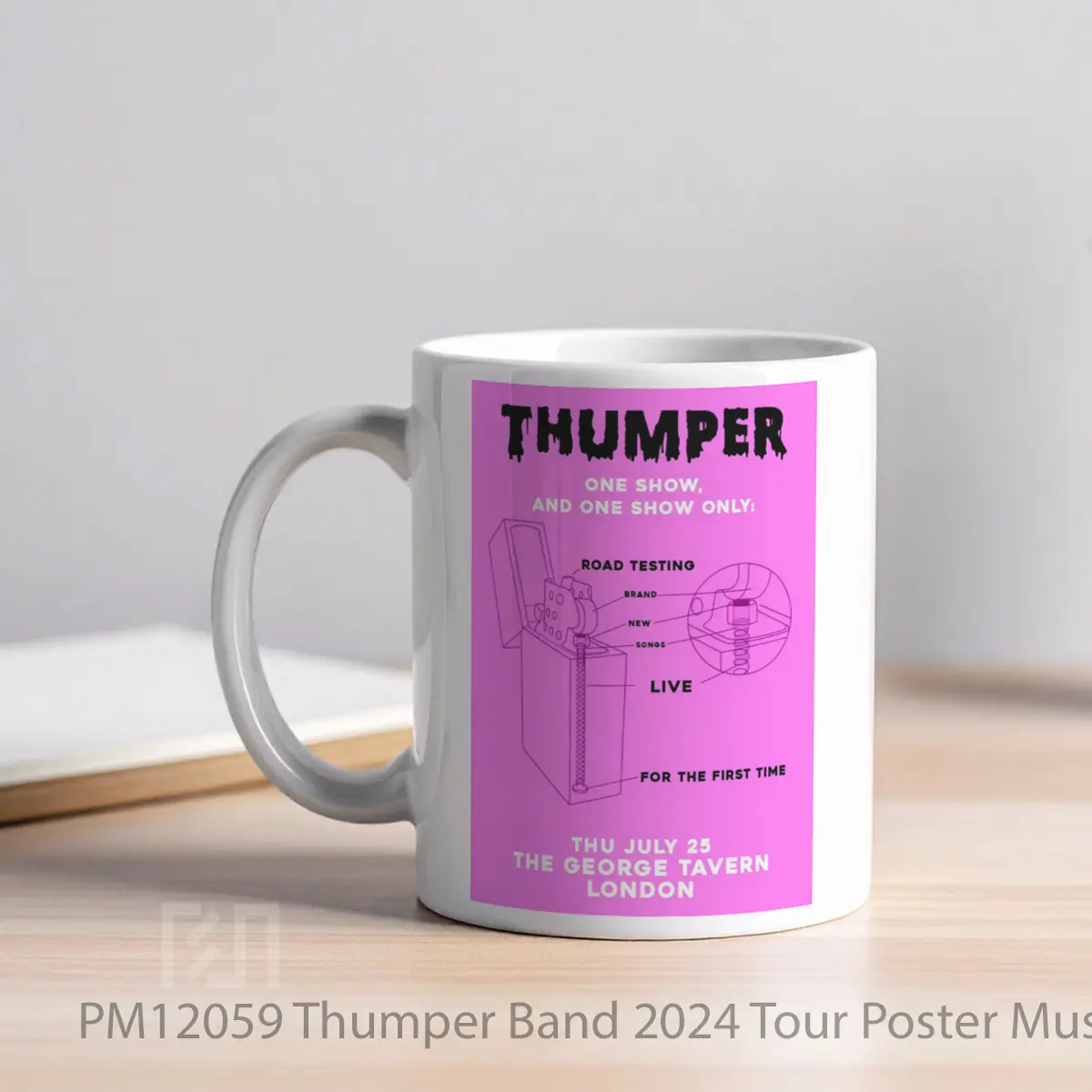 Mug Thumper Band 2024 Tour MPM12059 - All-side / Desain