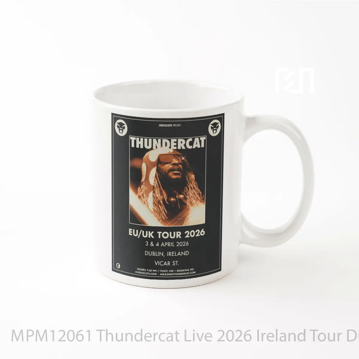 Mug Thundercat Live 2026 Ireland Tour Dublin Vicar Street MPM12061