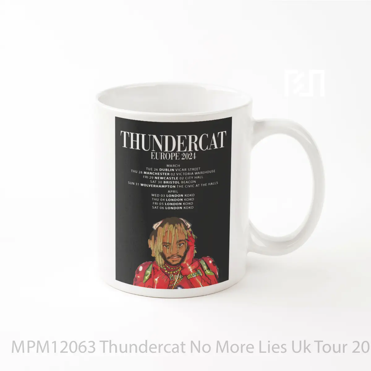 Mug Thundercat No More Lies Uk Tour 2024 MPM12063