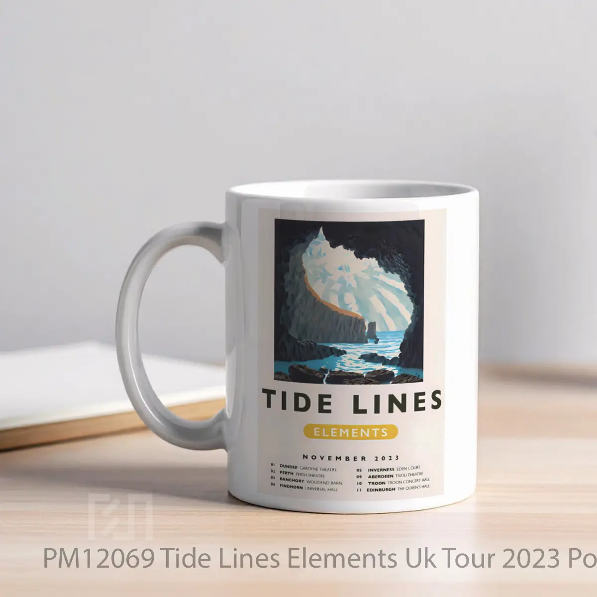 Mug Tide Lines Elements Uk Tour 2023 MPM12069 - All-side / Desain