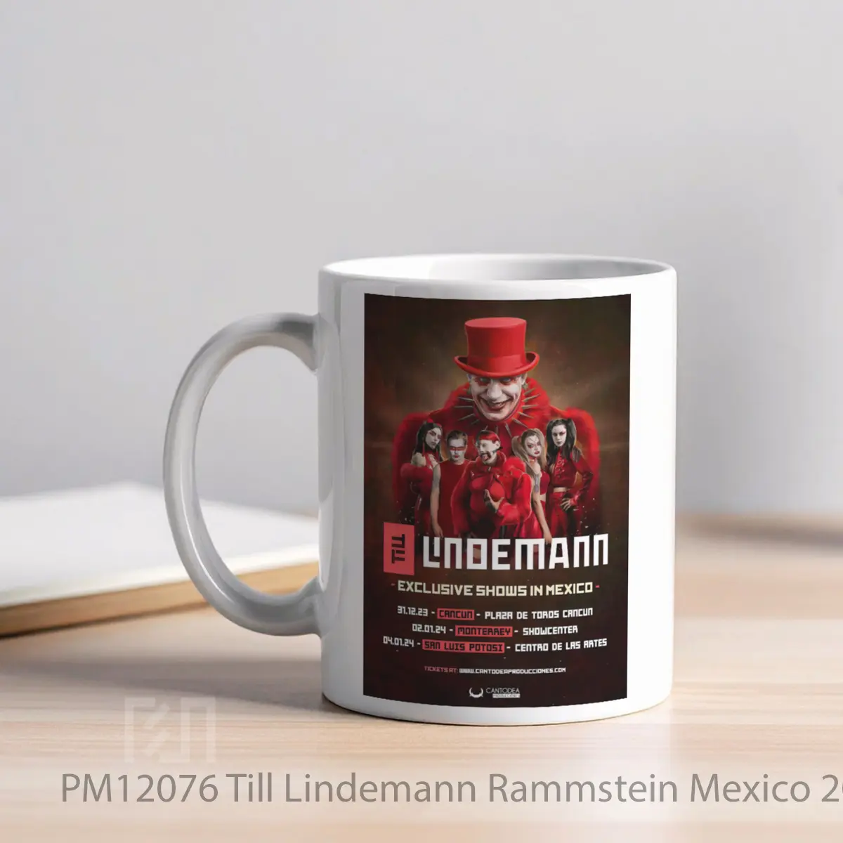 Mug Till Lindemann Rammstein Mexico 2023 2024 Tour P MPM12076 - All-side / Desain