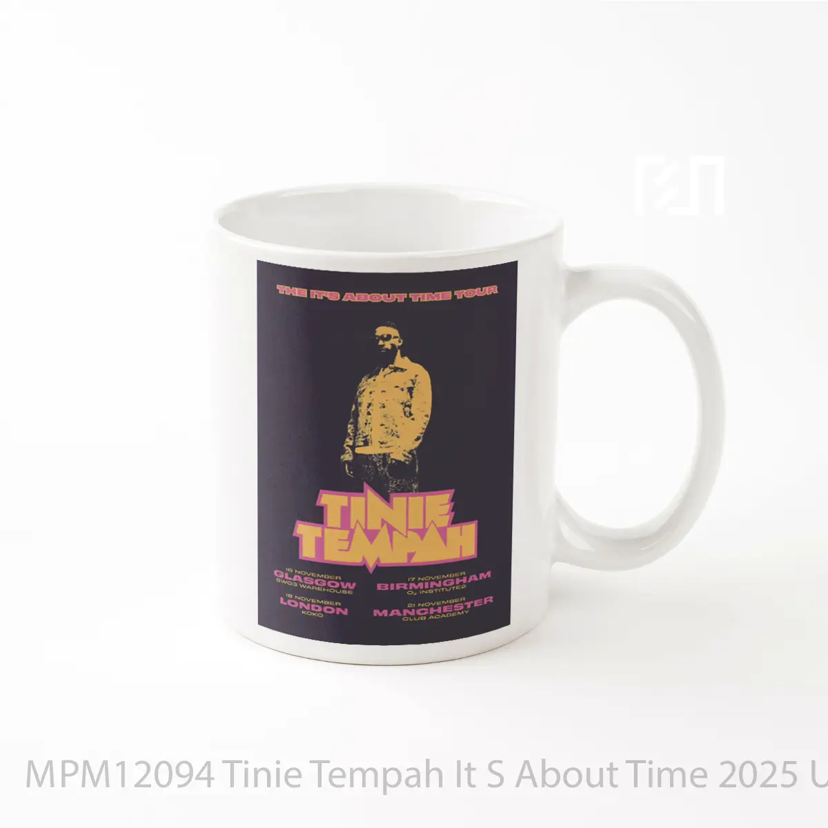 Mug Tinie Tempah It S About Time 2025 Uk Tour MPM12094