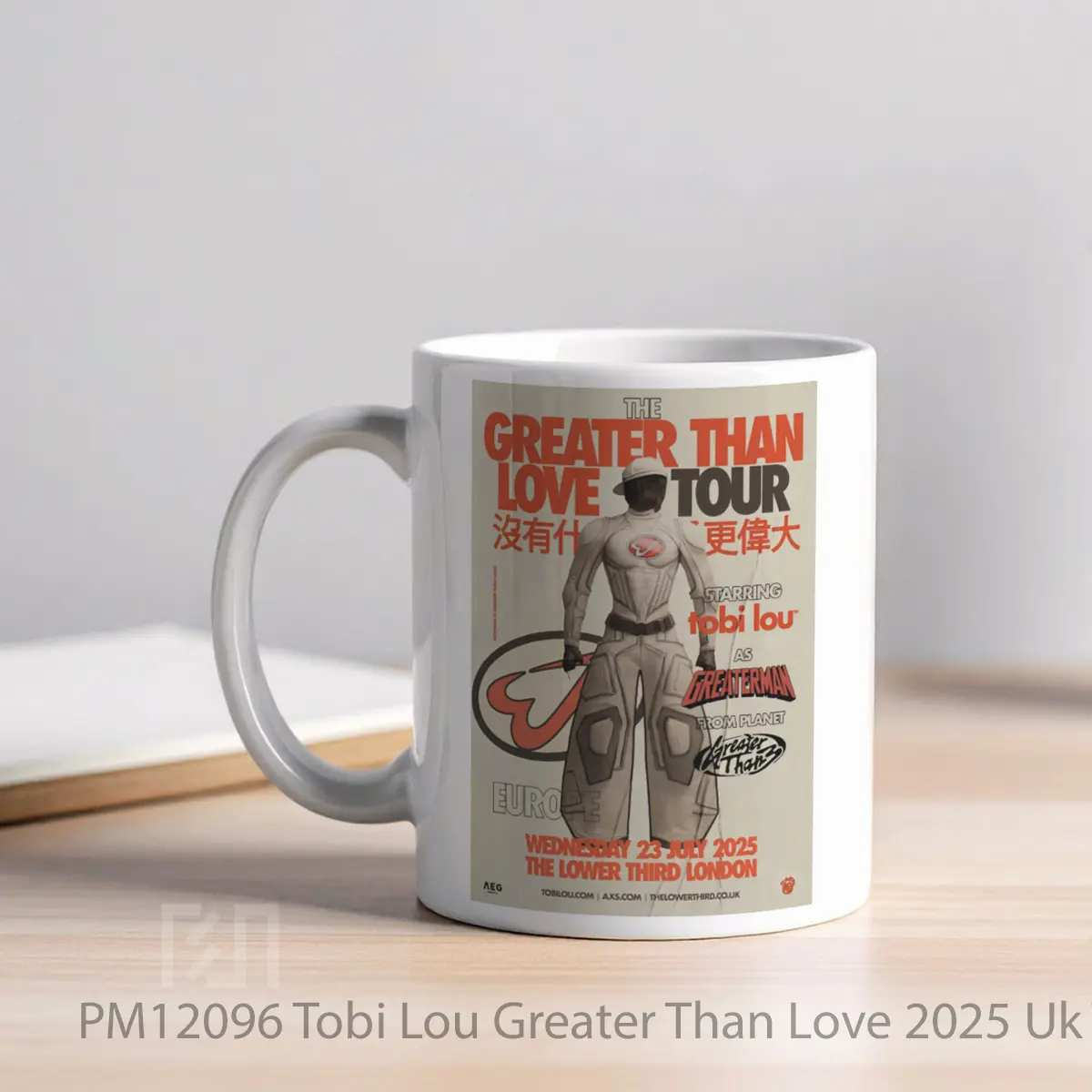 Mug Tobi Lou Greater Than Love 2025 Uk Tour MPM12096 - All-side / Desain