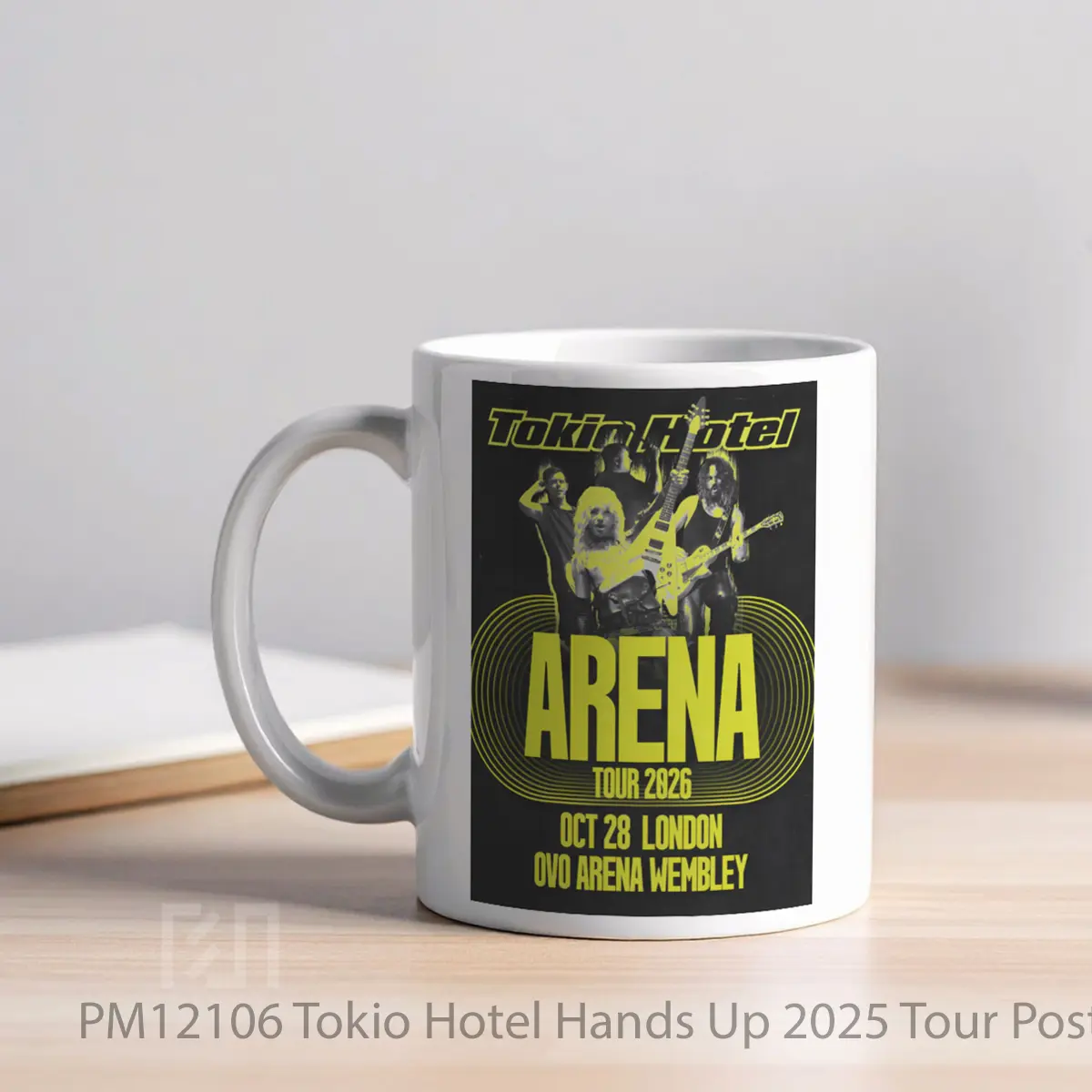 Mug Tokio Hotel Hands Up 2025 Tour MPM12106 - All-side / Desain