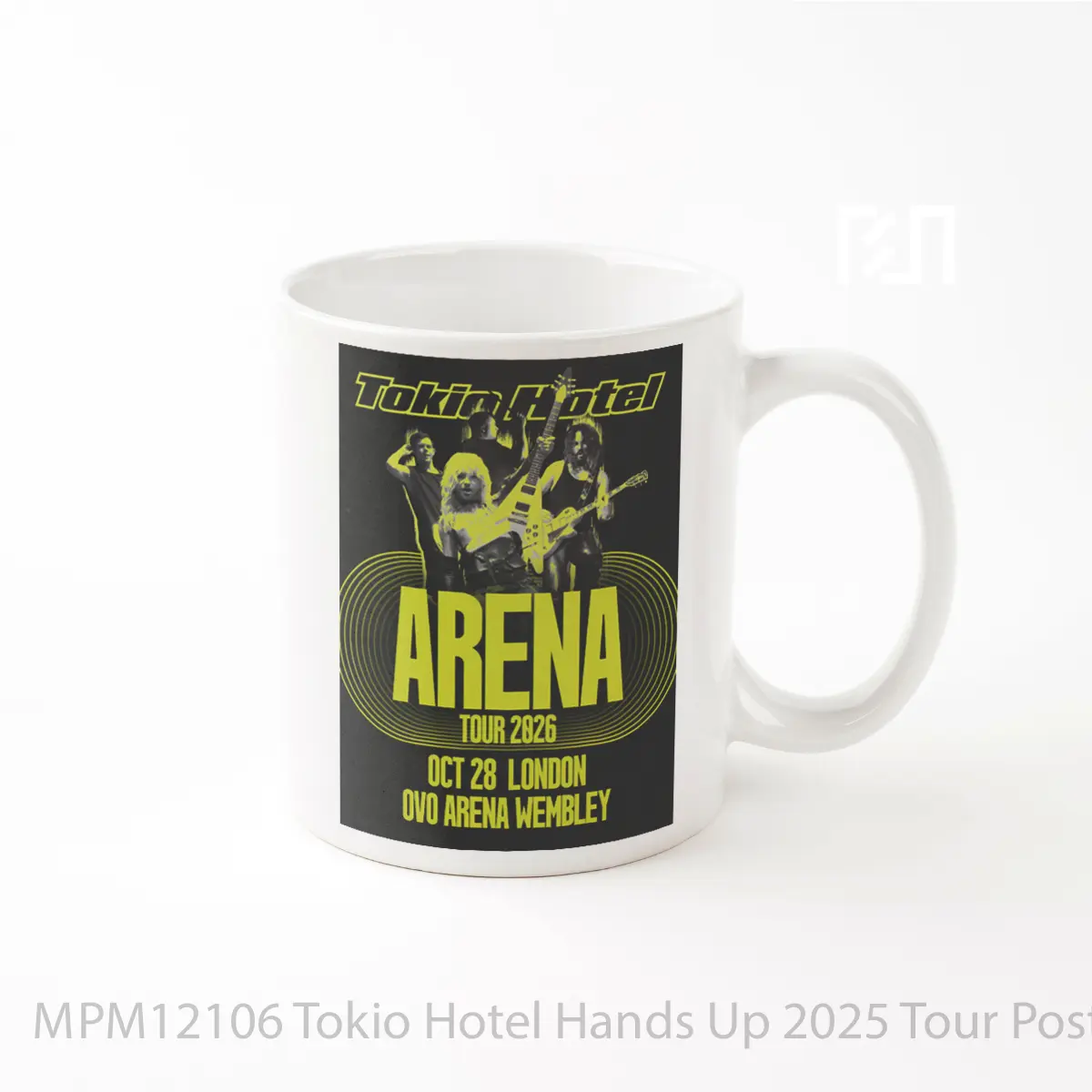 Mug Tokio Hotel Hands Up 2025 Tour MPM12106