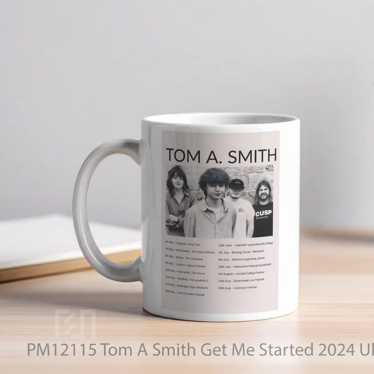 Mug Tom A Smith Get Me Started 2024 Uk Tour MPM12115 - All-side / Desain