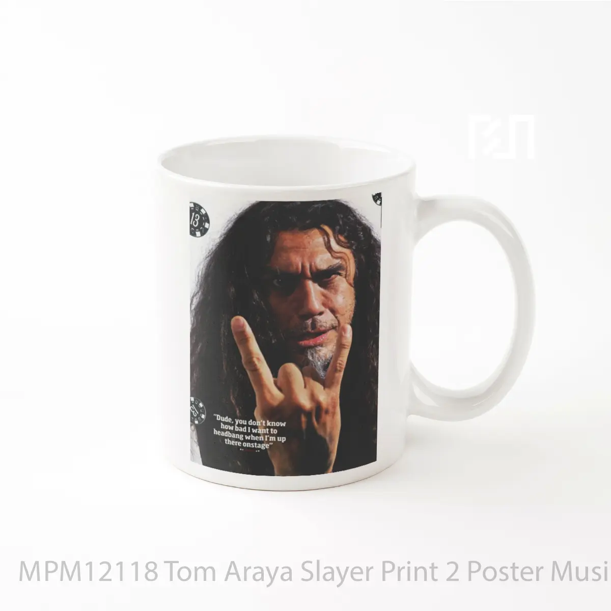 Mug Tom Araya Slayer Print 2 MPM12118