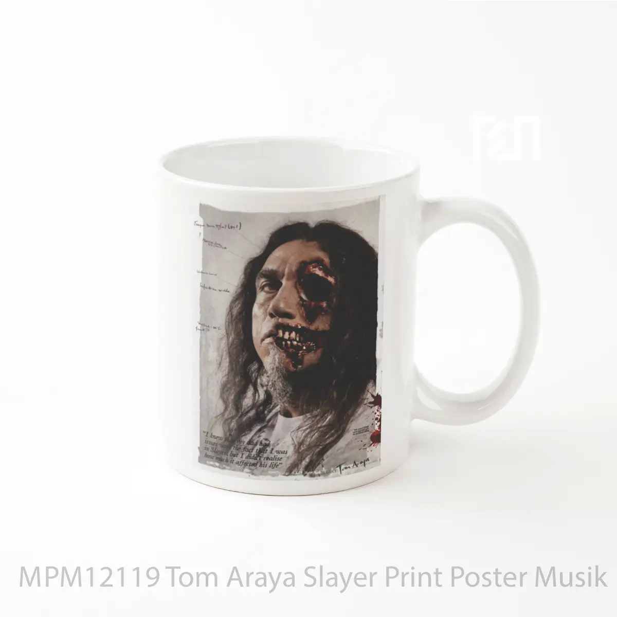 Mug Tom Araya Slayer Print MPM12119