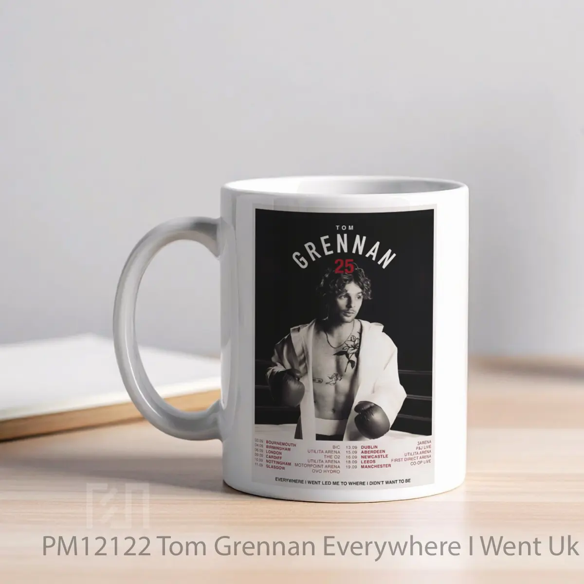 Mug Tom Grennan Everywhere I Went Uk Arena Tour 2025 MPM12122 - All-side / Desain