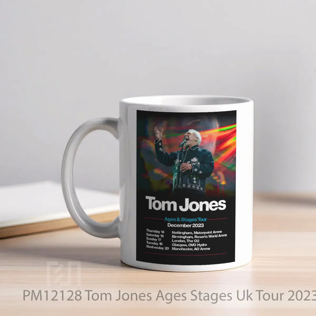 Mug Tom Jones Ages Stages Uk Tour 2023 MPM12128 - All-side / Desain