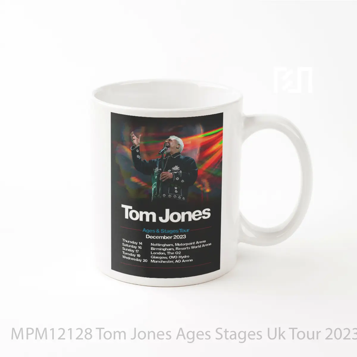 Mug Tom Jones Ages Stages Uk Tour 2023 MPM12128