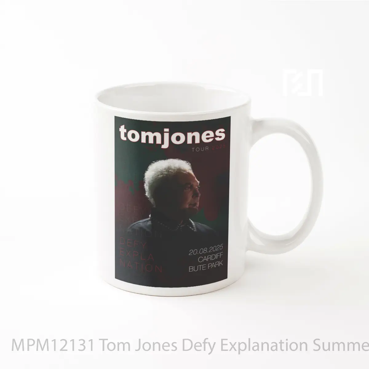 Mug Tom Jones Defy Explanation Summer Tour 2025 Cardiff Bute Park MPM12131