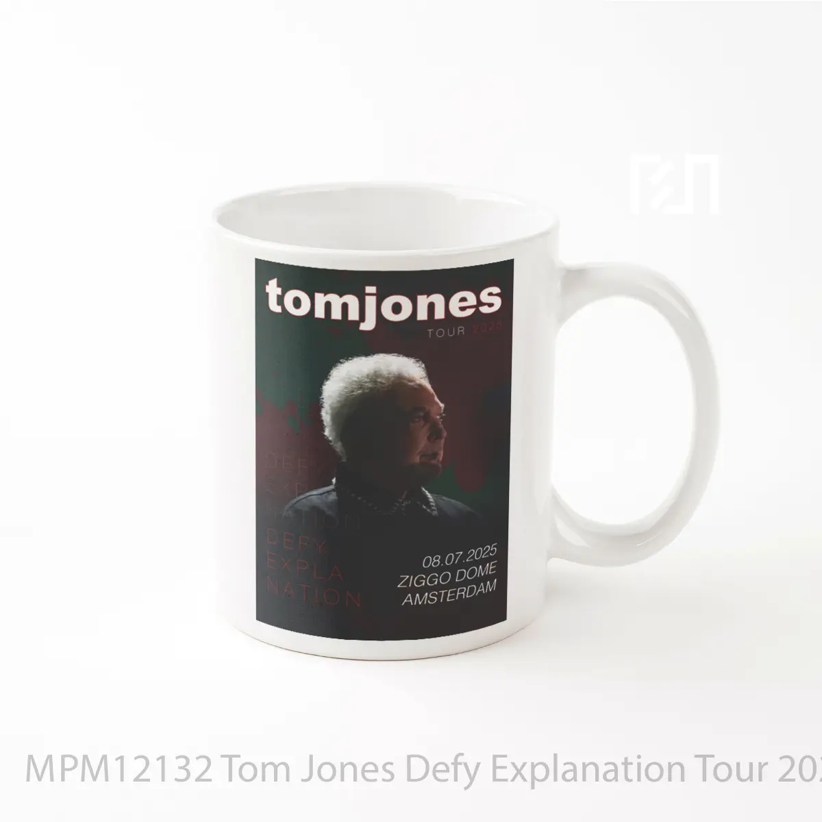 Mug Tom Jones Defy Explanation Tour 2025 Amsterdam Ziggo Dome MPM12132