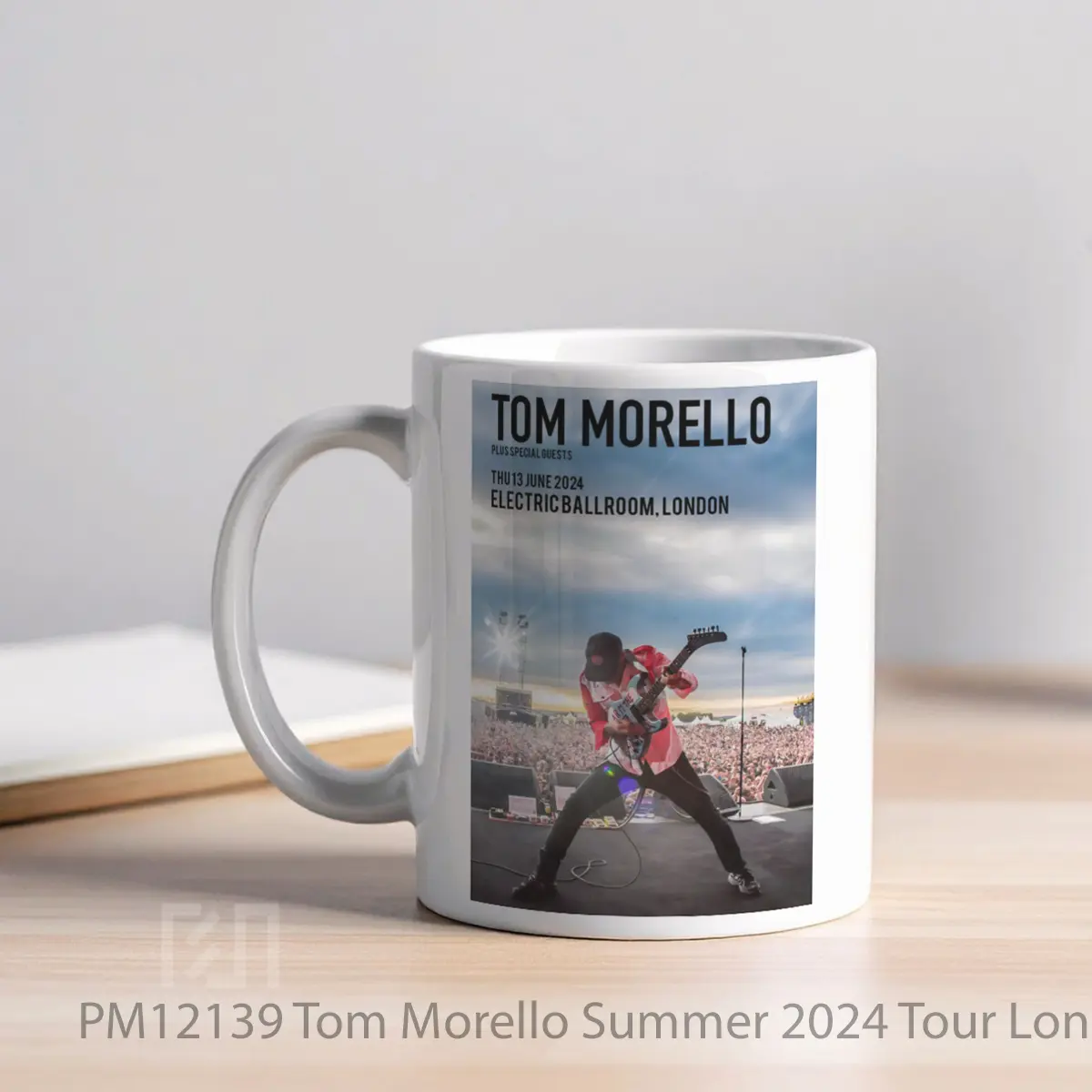Mug Tom Morello Summer 2024 Tour London Electric Ballroom MPM12139 - All-side / Desain