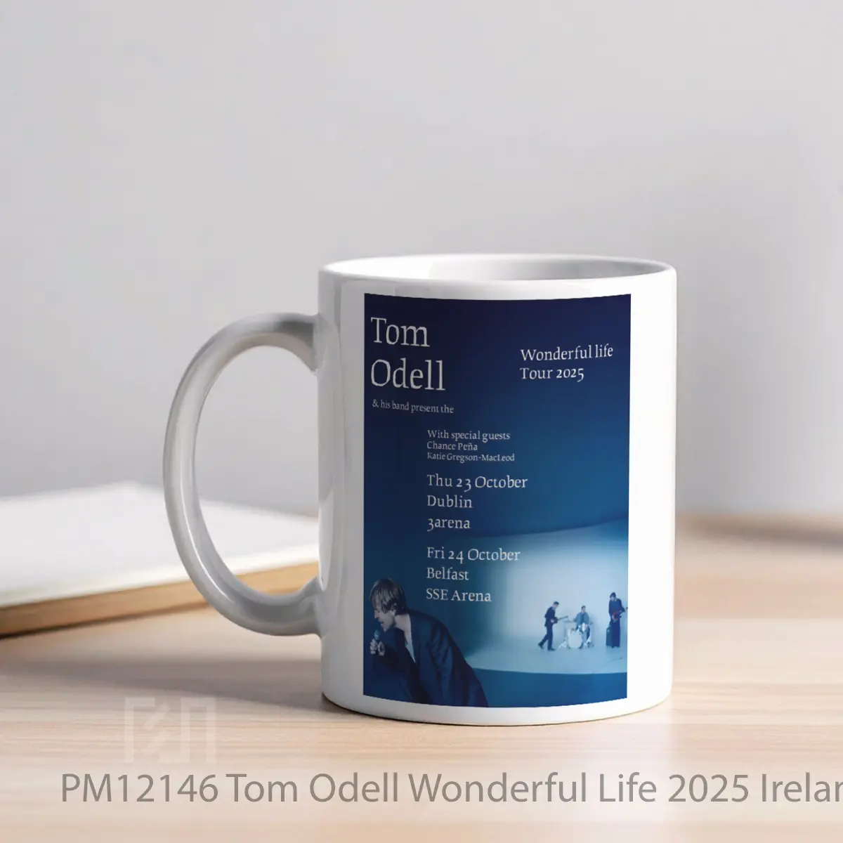 Mug Tom Odell Wonderful Life 2025 Ireland Tour MPM12146 - All-side / Desain