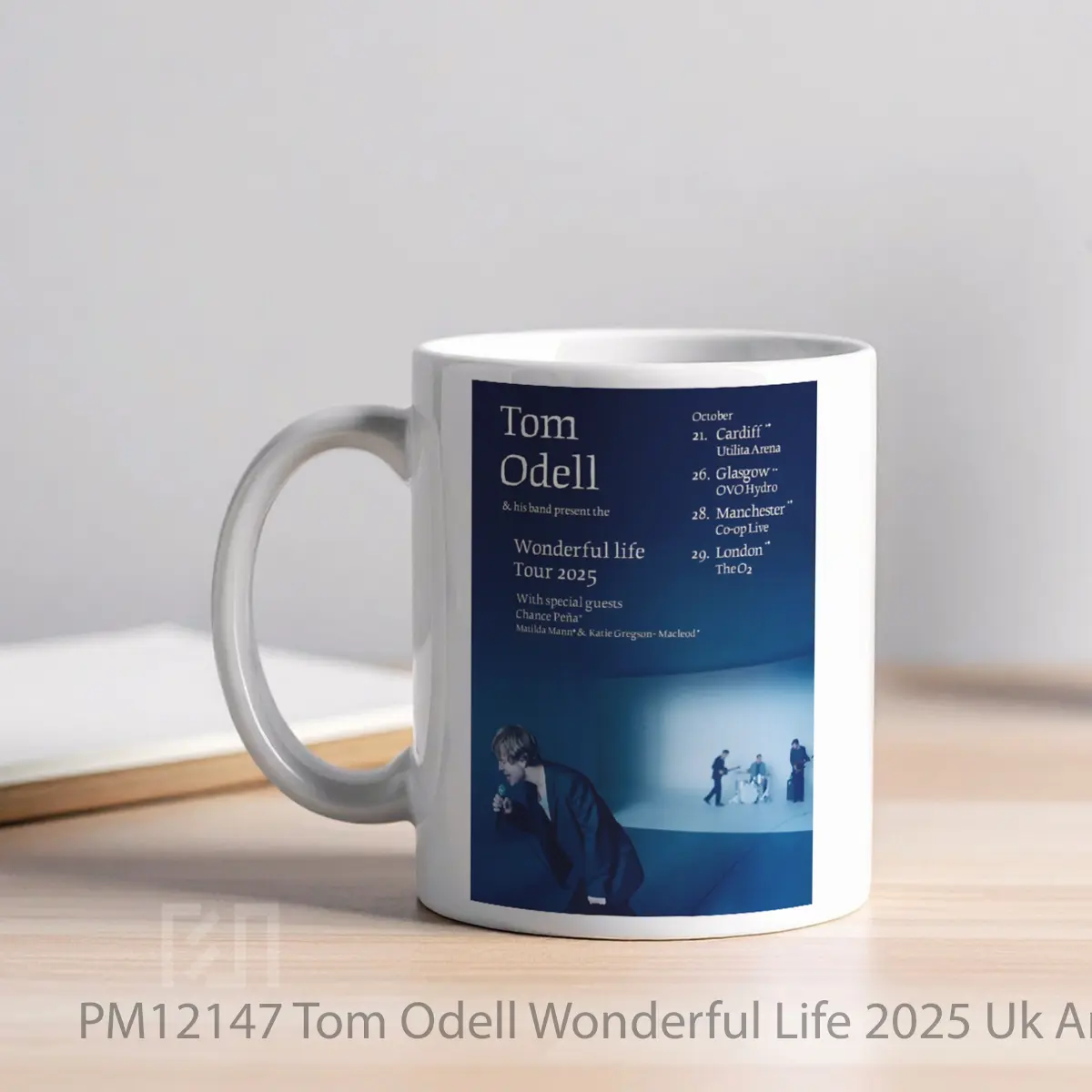 Mug Tom Odell Wonderful Life 2025 Uk Arena Tour MPM12147 - All-side / Desain