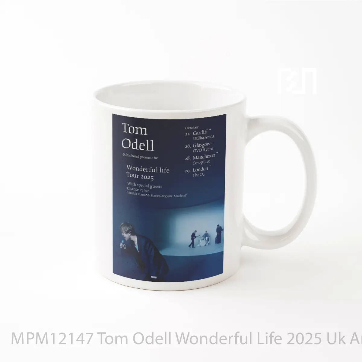 Mug Tom Odell Wonderful Life 2025 Uk Arena Tour MPM12147