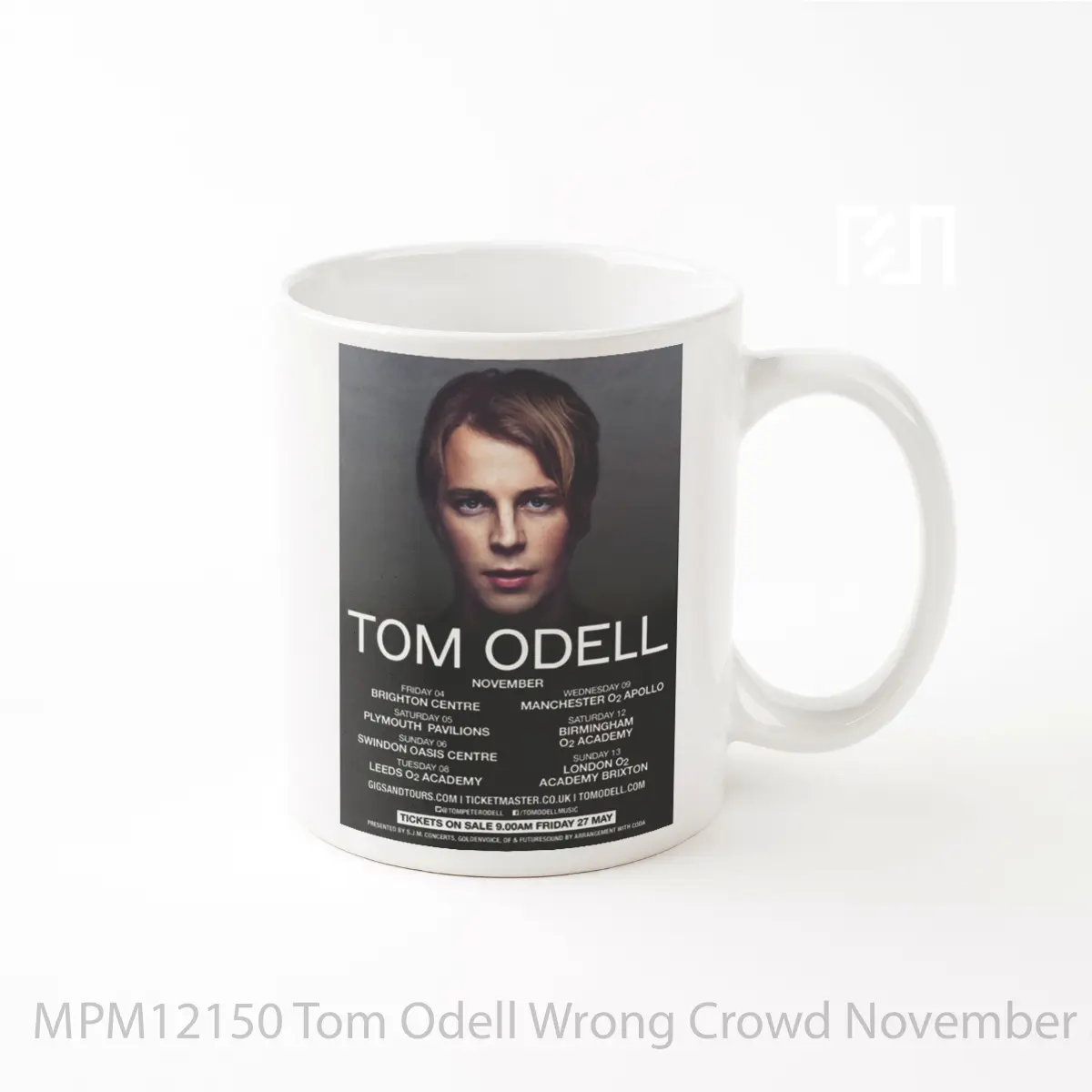 Mug Tom Odell Wrong Crowd November 2016 Uk Tour 1 MPM12150