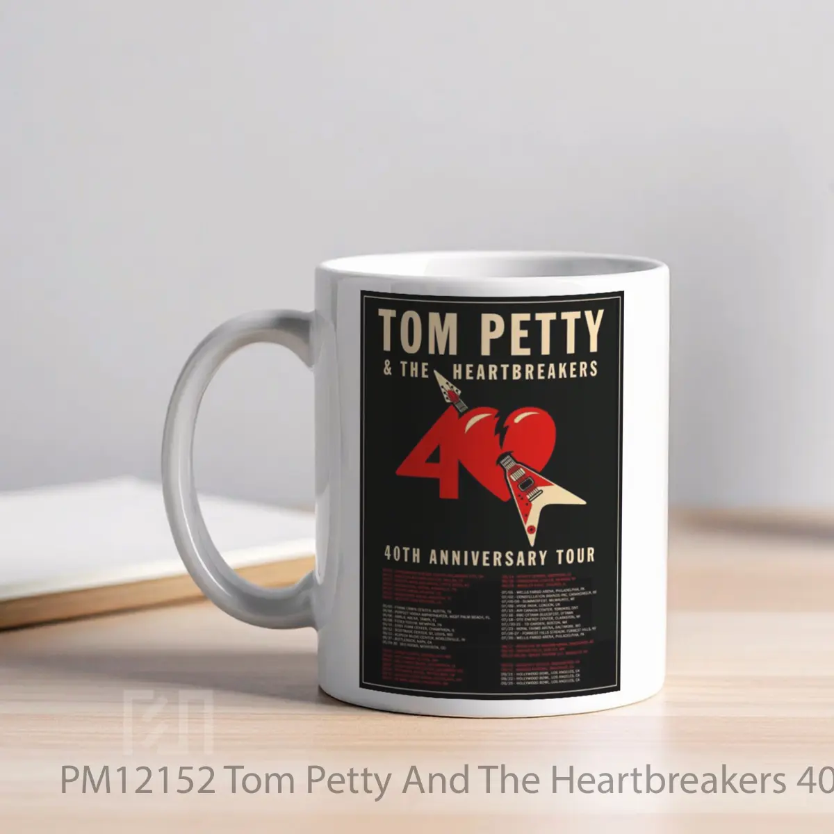Mug Tom Petty And The Heartbreakers 40th Anniversary Tour 2017 MPM12152 - All-side / Desain