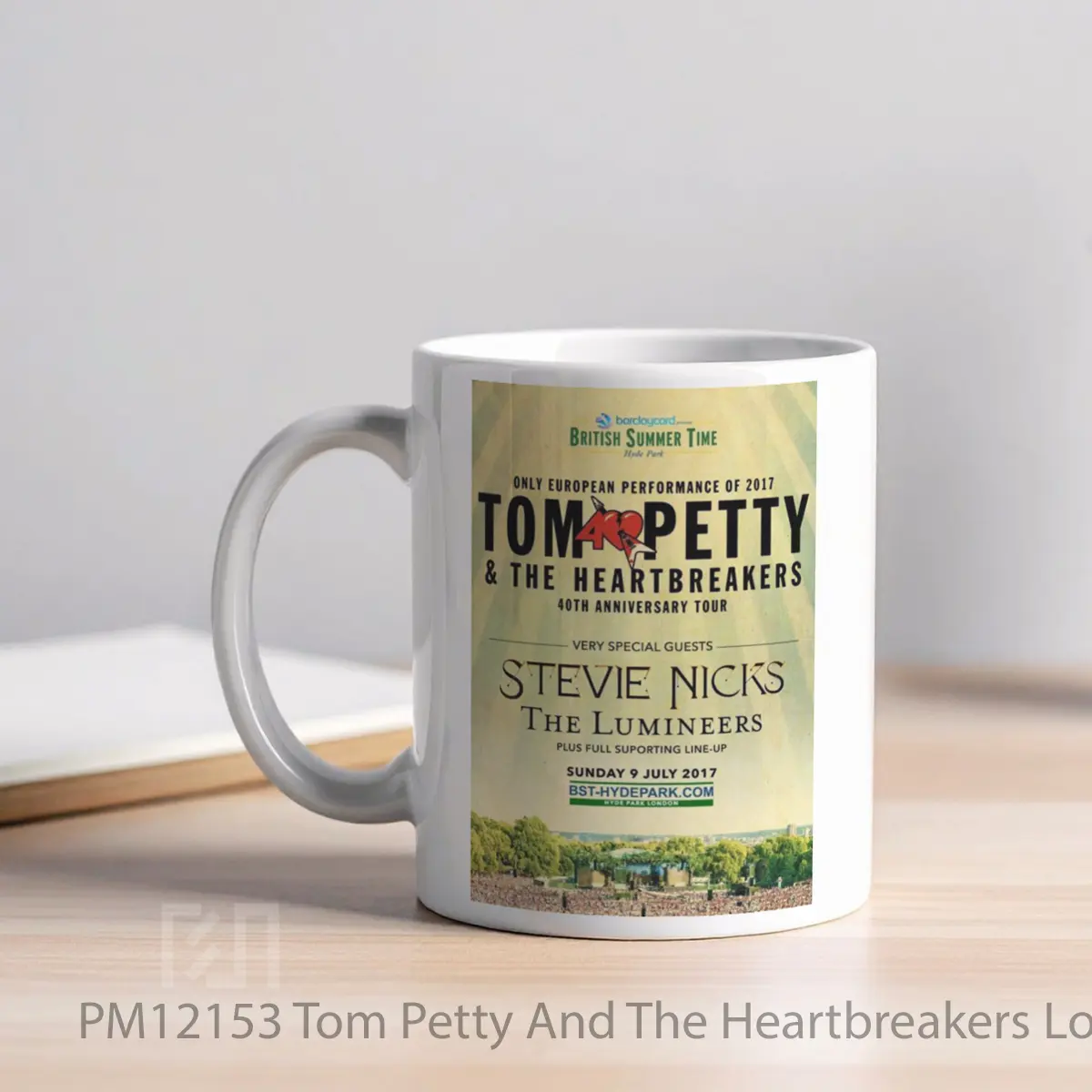 Mug Tom Petty And The Heartbreakers London Hyde Park 9 July MPM12153 - All-side / Desain