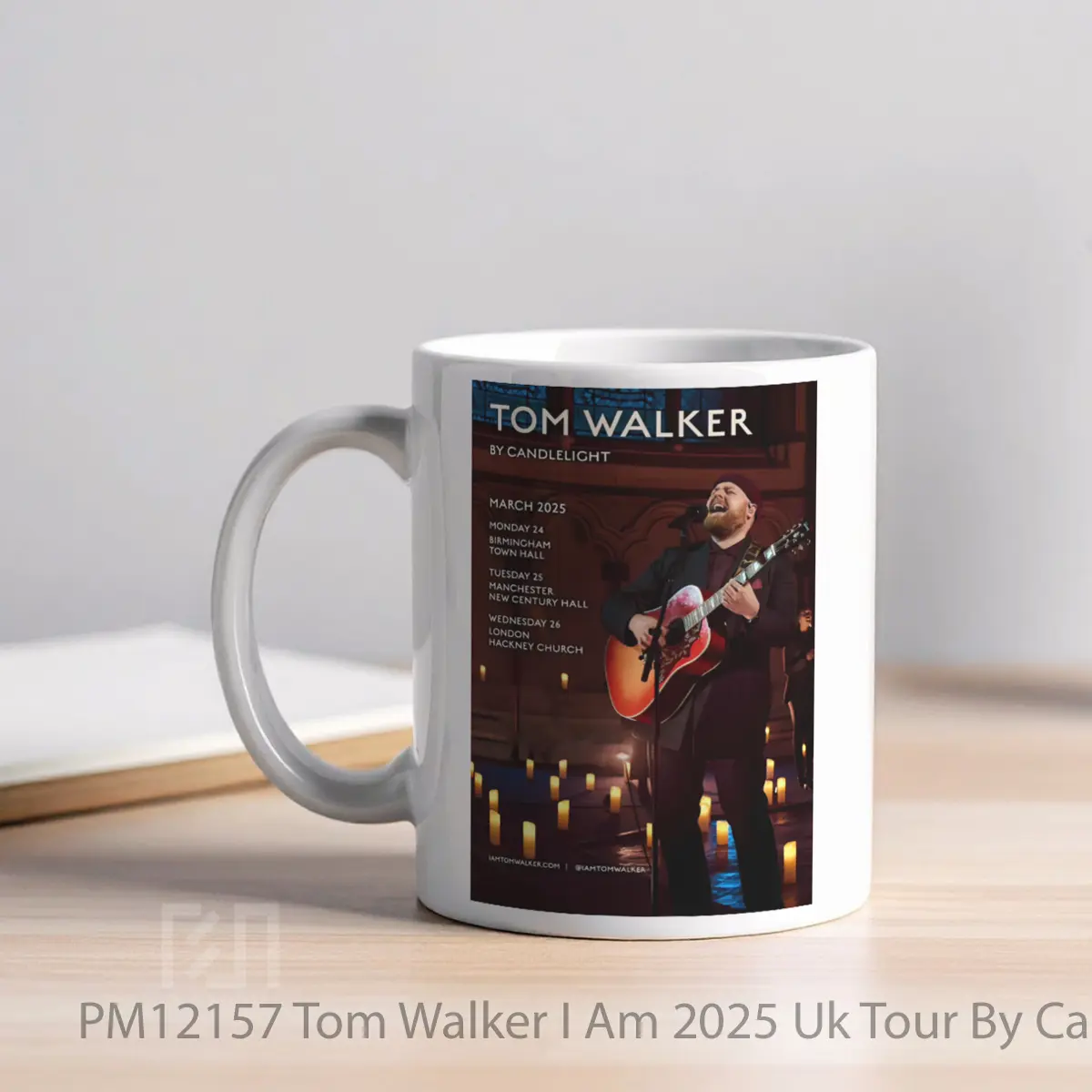 Mug Tom Walker I Am 2025 Uk Tour By Candlelight MPM12157 - All-side / Desain