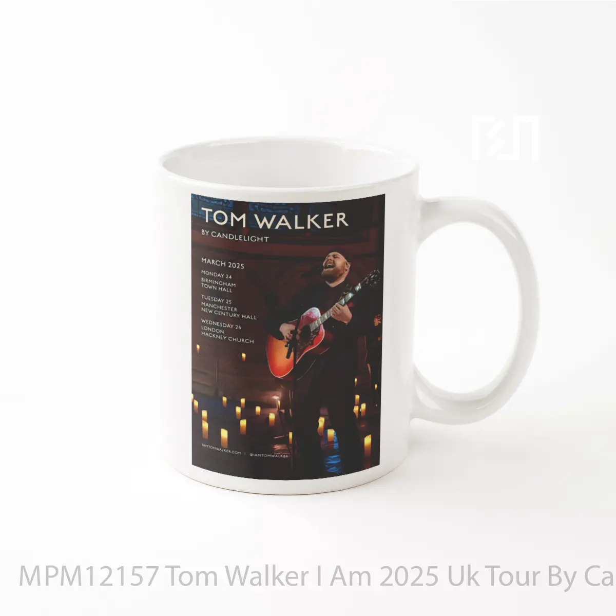 Mug Tom Walker I Am 2025 Uk Tour By Candlelight MPM12157