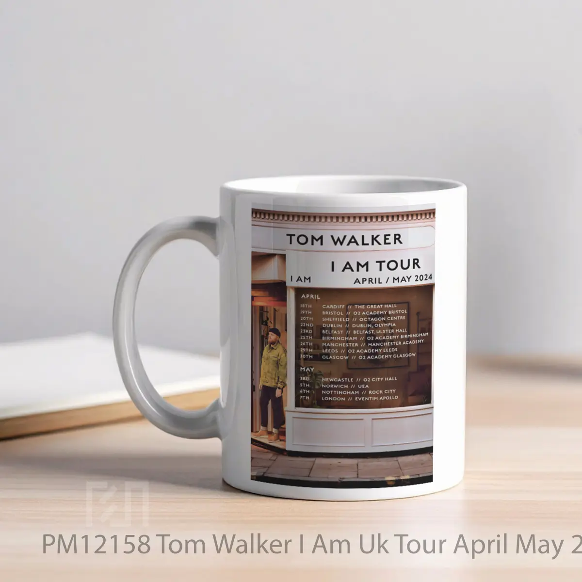 Mug Tom Walker I Am Uk Tour April May 2024 MPM12158 - All-side / Desain