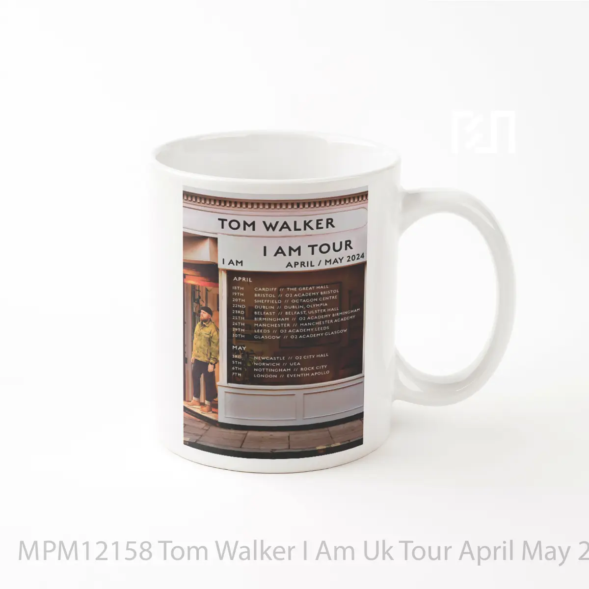 Mug Tom Walker I Am Uk Tour April May 2024 MPM12158