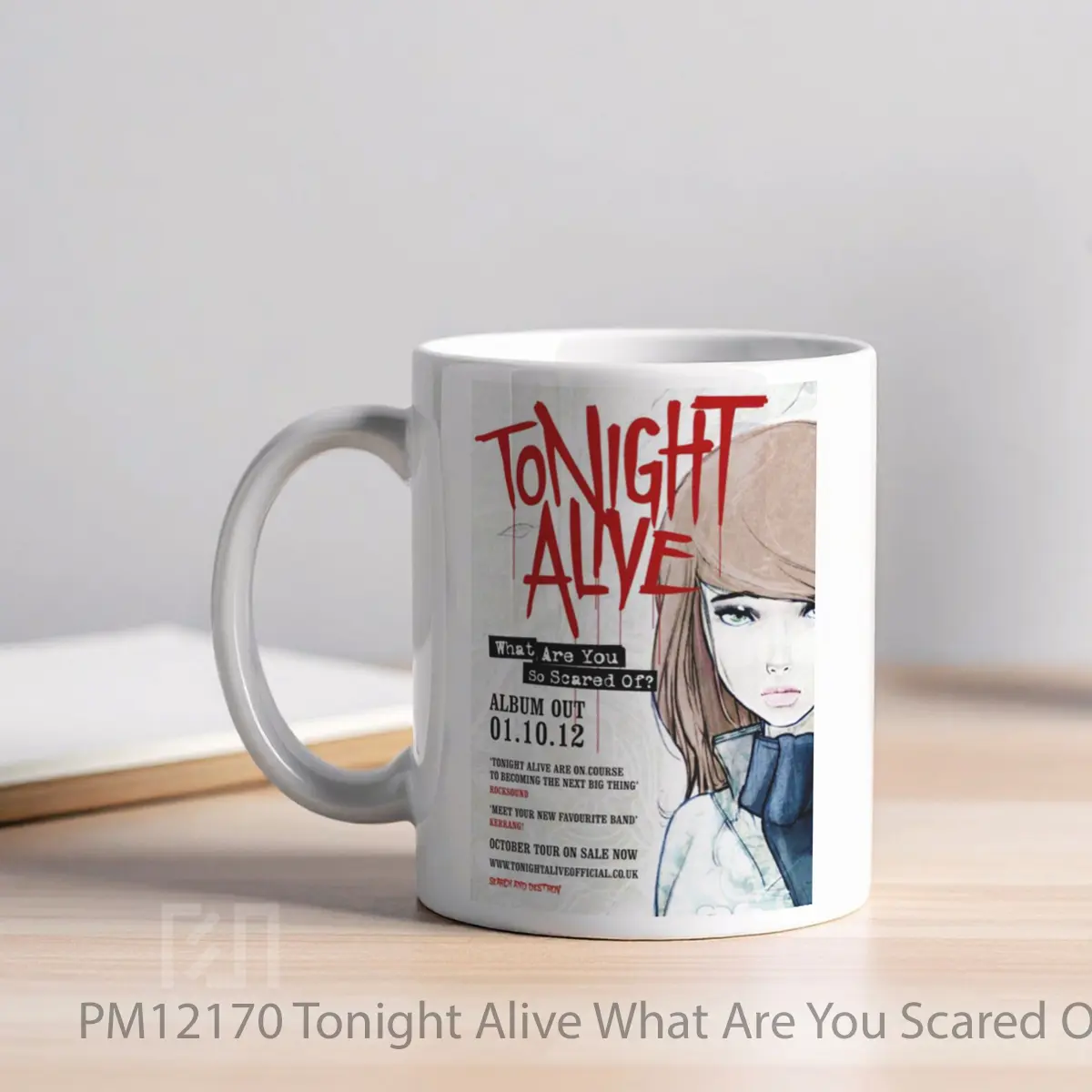 Mug Tonight Alive What Are You Scared Of MPM12170 - All-side / Desain