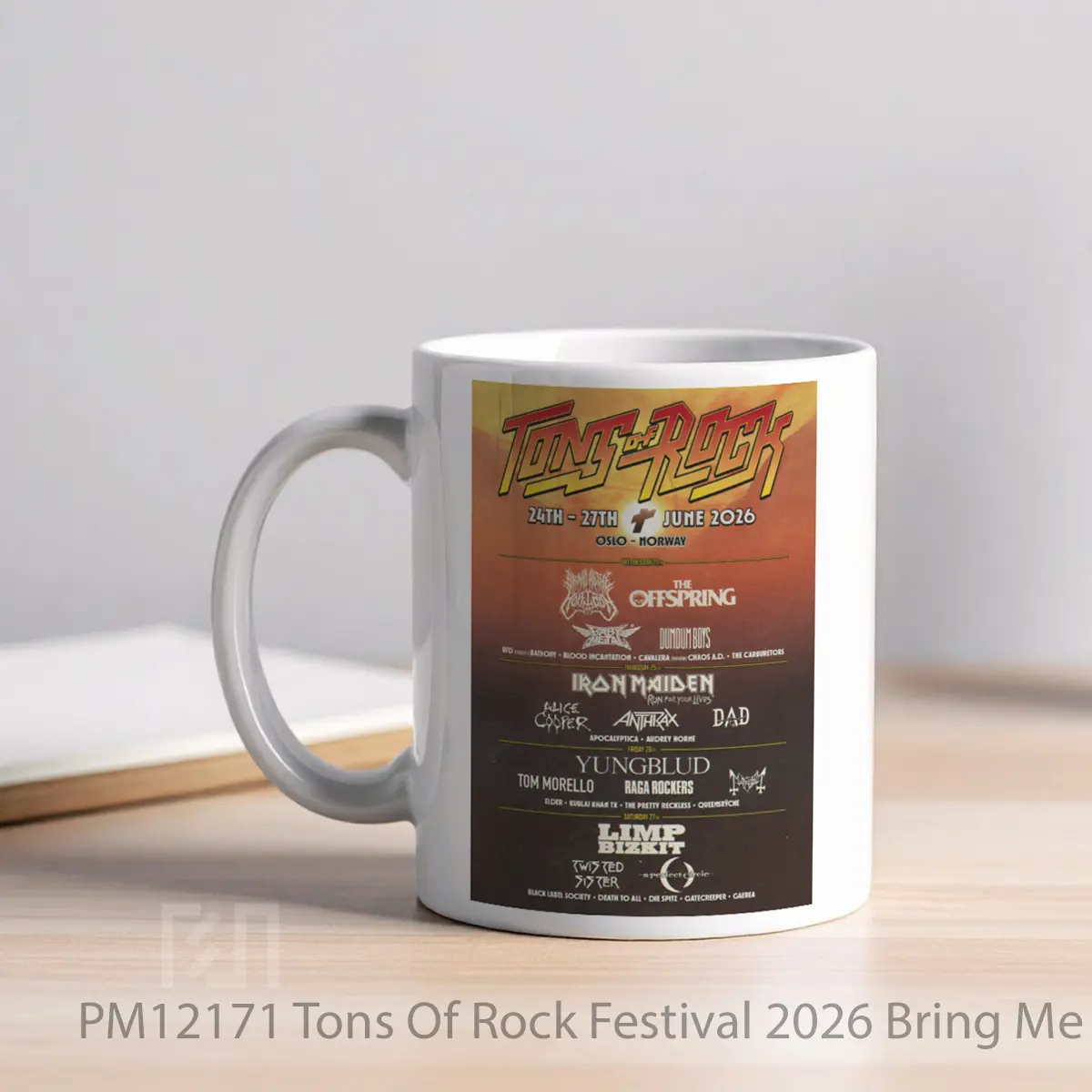 Mug Tons Of Rock Festival 2026 Bring Me The Horizon More Alt MPM12171 - All-side / Desain