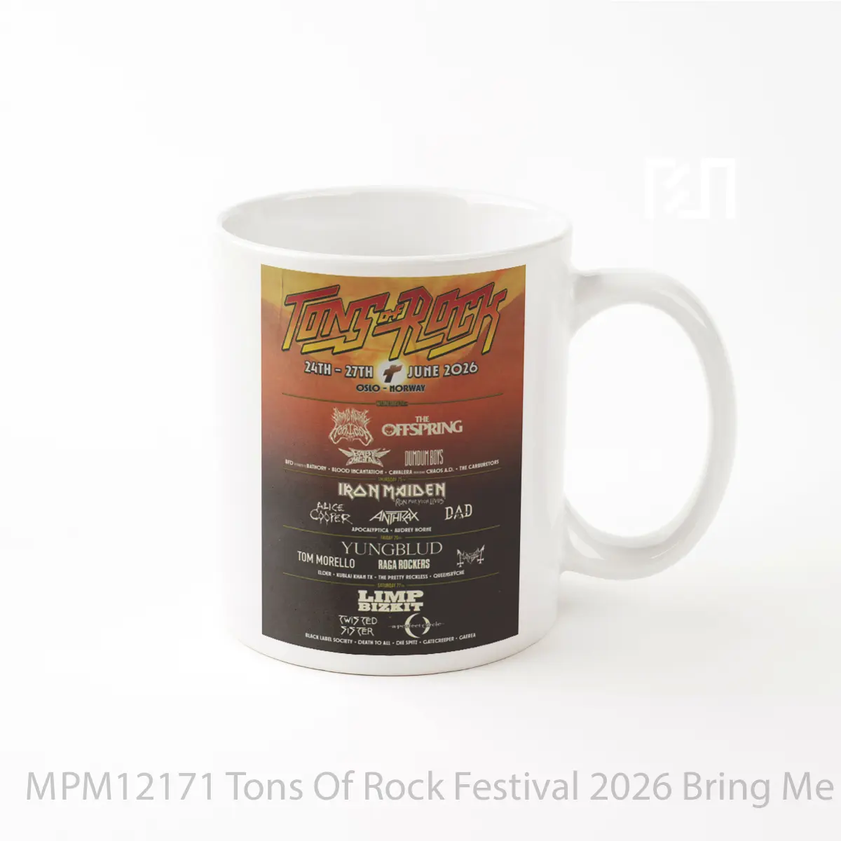 Mug Tons Of Rock Festival 2026 Bring Me The Horizon More Alt MPM12171