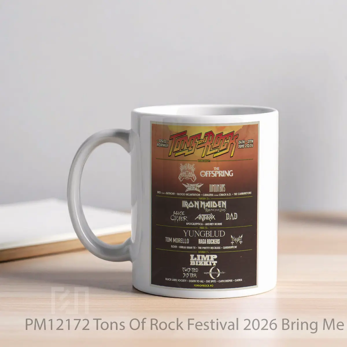 Mug Tons Of Rock Festival 2026 Bring Me The Horizon More MPM12172 - All-side / Desain