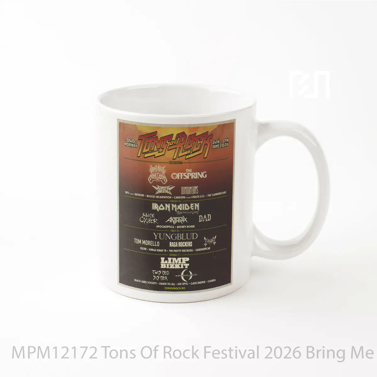 Mug Tons Of Rock Festival 2026 Bring Me The Horizon More MPM12172