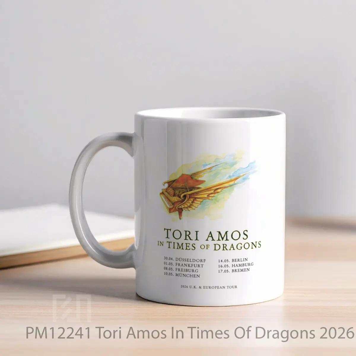 Mug Tori Amos In Times Of Dragons 2026 Germany Tour MPM12241 - All-side / Desain