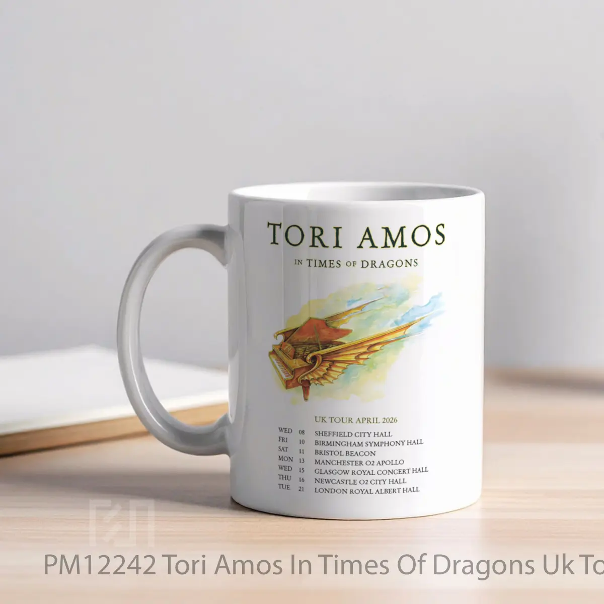 Mug Tori Amos In Times Of Dragons Uk Tour 2026 MPM12242 - All-side / Desain