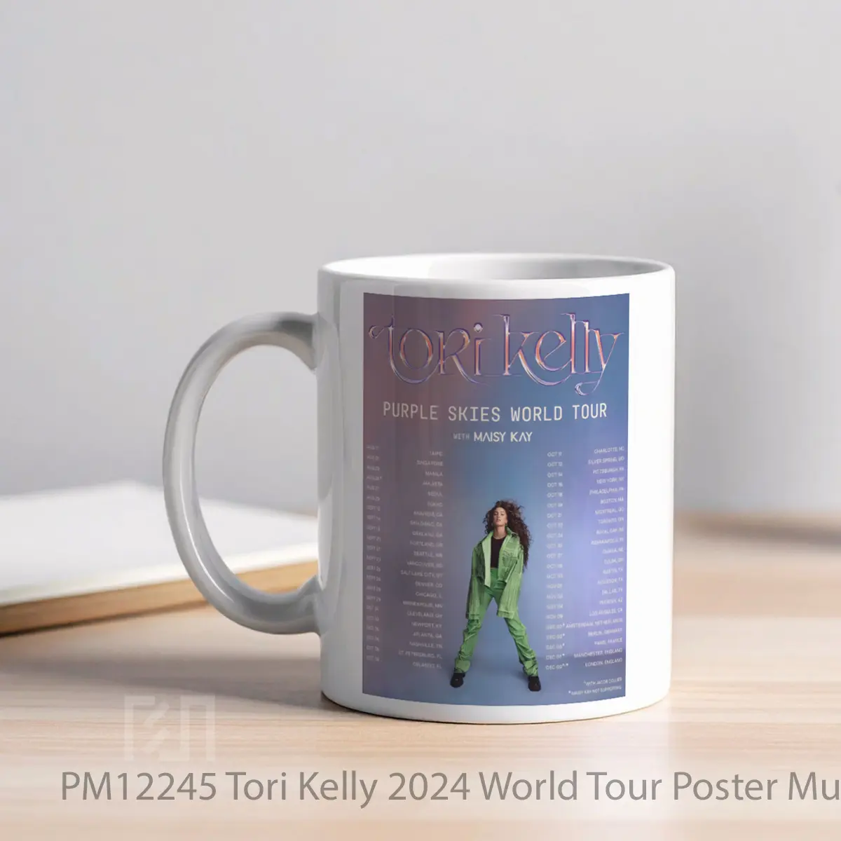 Mug Tori Kelly 2024 World Tour MPM12245 - All-side / Desain