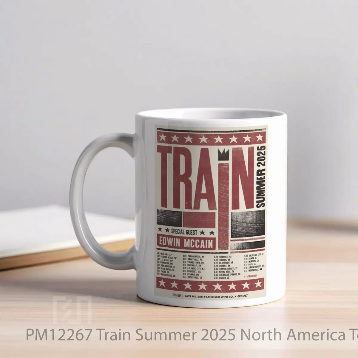 Mug Train Summer 2025 North America Tour MPM12267 - All-side / Desain