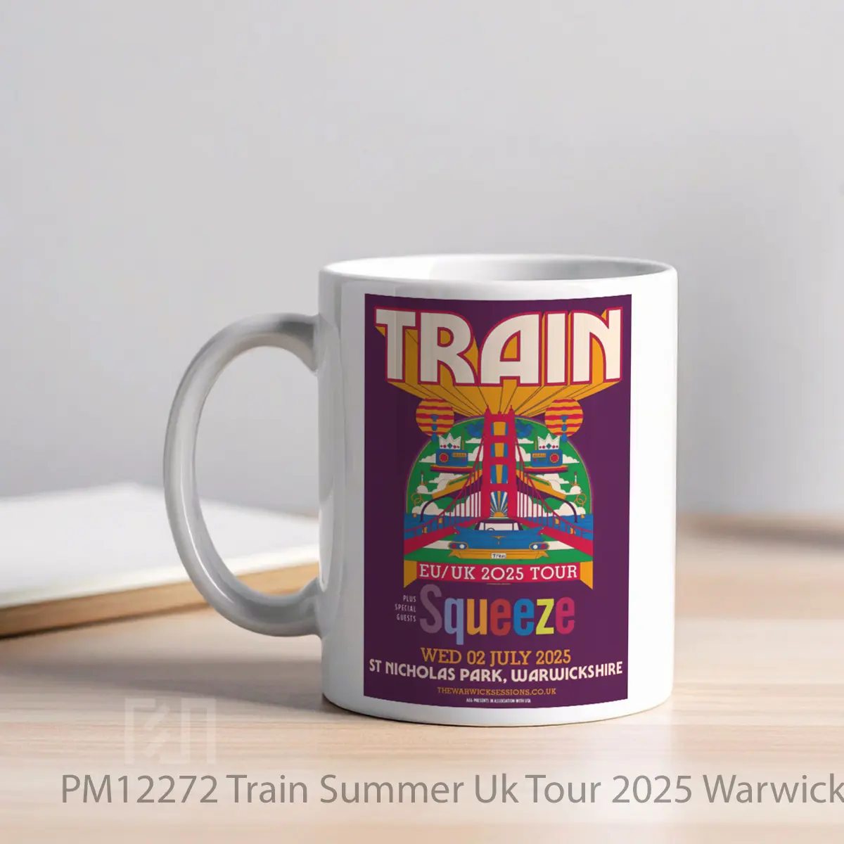 Mug Train Summer Uk Tour 2025 Warwickshire MPM12272 - All-side / Desain